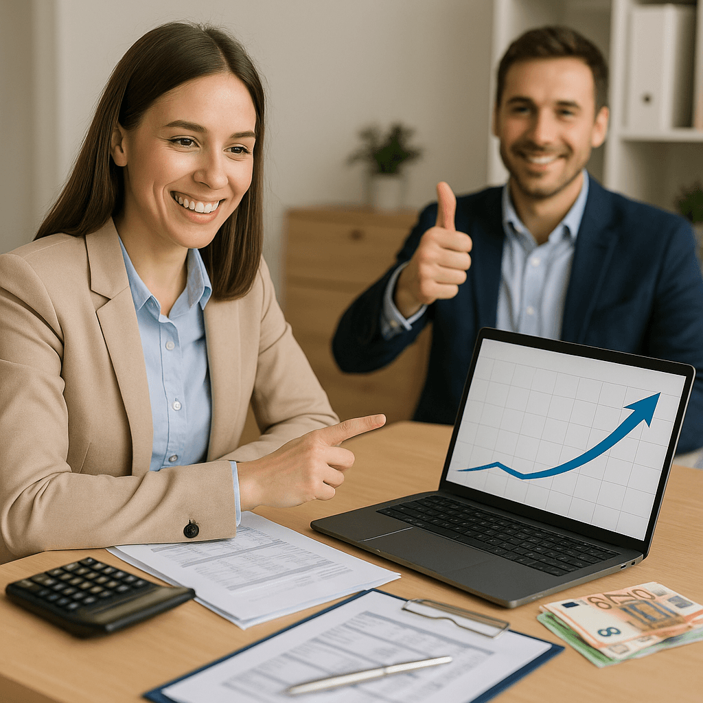 b0b3ee64-6bed-4809-9314-8878e18b2ed5 goede boekhouder legt administratie uit aan ondernemer