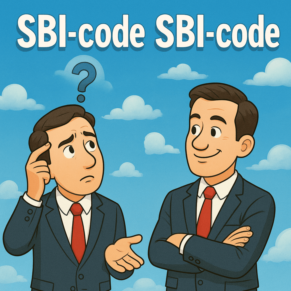 a9870f88-4f81-4668-b3d1-5594424e60c9 2 ondernemers, eentje snapt wat SBI code is, andere niet.